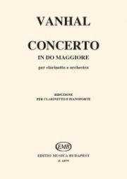 協奏曲・ハ長調（ヨハン・バプティスト・ヴァンハル）（クラリネット+ピアノ）【Concerto in do maggiore】