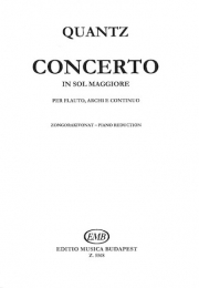 協奏曲・ト長調（ヨハン・ヨアヒム・クヴァンツ）（フルート+ピアノ）【Concerto in sol maggiore】