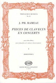 クラウザン曲集・Vol.1（ジャン＝フィリップ・ラモー）（弦楽二重奏+ピアノ）【Pieces de clavecin en concerts 1】