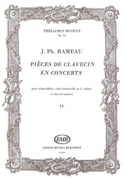クラウザン曲集・Vol.4（ジャン＝フィリップ・ラモー）（弦楽二重奏+ピアノ）【Pieces de clavecin en concerts 4】