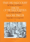バロック時代の踊り・Vol.1（ヴァイオリン+ピアノ）【Dances of the Baroque Era 1】