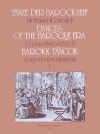 バロック時代の踊り・Vol.1（ピアノ）【Dances of the Baroque Era 1】