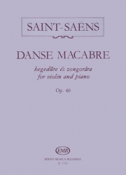死の舞踏・Op.40（カミーユ・サン＝サーンス）（ヴァイオリン+ピアノ）【Danse Macabre Op. 40】