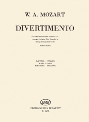 ディヴェルティメント・K.V.270（モーツァルト）（木管五重奏）【Divertimento (K.V. 270)】
