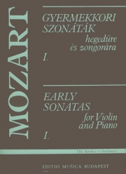 初期のソナタ・Vol.1（モーツァルト）（ヴァイオリン+ピアノ）【Early Sonatas 1】