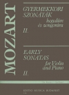 初期のソナタ・Vol.2（モーツァルト）（ヴァイオリン+ピアノ）【Early Sonatas 2】