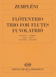 フルートのための三重奏曲（ラースロー・ゼンプレーニ）（フルート三重奏）【Trios for Flute】
