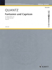 ファンタジア＆カプリス（ヨハン・ヨアヒム・クヴァンツ） (ソプラノリコーダー)【Fantasias and Caprices】