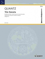 トリオ・ソナタ・ト長調（ヨハン・ヨアヒム・クヴァンツ）（木管二重奏+ピアノ）【Trio Sonata in G Major】