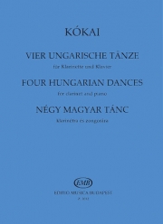 4つのハンガリー舞曲（レジェー・コーカイ）（クラリネット+ピアノ）【Four Hungarian Dances】