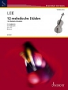 12のメロディック練習曲（ゼバスティアン・リー）（チェロ）【12 Melodic Studies】