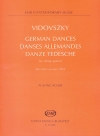 ドイツの踊り（ラースロー・ドゥブオヴァイ）（弦楽四重奏）【German Dances】