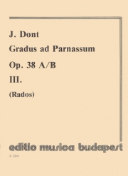 グラドゥス・アド・パルナッスム・Vol.3（ヤーコプ・ドント）（ヴァイオリン）【Gradus ad Parnassum 3】