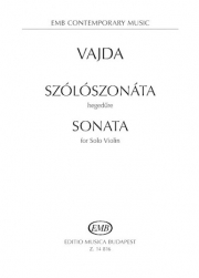 ヴァイオリン・ソロの為のソナタ（ヤーノシュ・ヴォイダ）（ヴァイオリン）【Sonata】