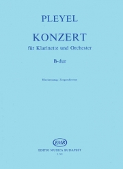 協奏曲・変ロ長調（イグナツ・ヨゼフ・プレイエル）（クラリネット+ピアノ）【Konzert für Klarinette B-dúr】