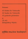 113の練習曲・Vol.2（フリードリヒ・ドッツァウアー）（チェロ）【113 Studies – Volume 2】