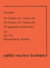113の練習曲・Vol.3（フリードリヒ・ドッツァウアー）（チェロ）【113 Studies – Volume 3】