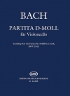 パルティータ・ニ短調・BWV.1013（バッハ）（チェロ）【Partita in D Minor BWV 1013】