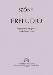 前奏曲（セーニ・エルジェーベト）（ヴァイオリン+ピアノ）【Preludio】