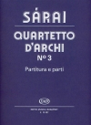 弦楽四重奏曲・No.3（シャーライ・ティボール）（弦楽四重奏）【Quartetto d'archi No. 3】