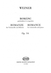 ロマンス・Op.14（レオー・ヴェイネル）（チェロ+ピアノ）【Romance Op. 14】
