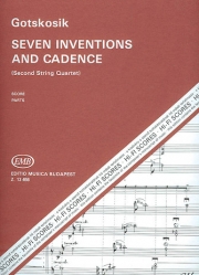 7つのインヴェンション＆カデンツァ（オレグ・ゴトショシク）（弦楽四重奏）【Seven Inventions and Cadence】