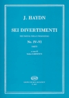 6つのディヴェルティメント・No.4-6（フランツ・ヨーゼフ・ハイドン）（弦楽三重奏）【Six Divertimenti Nos. 4-6】
