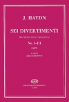 6つのディヴェルティメント・No.1-3（フランツ・ヨーゼフ・ハイドン）（弦楽三重奏）【Six Divertimenti Nos. 1-3】