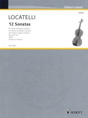 12のソナタ・Op.6・Vol.2（ピエトロ・ロカテッリ）（ヴァイオリン+ピアノ）【12 Sonatas, Op. 6 Vol. 2, Nos. 7-12】
