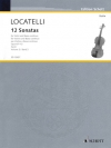 12のソナタ・Op.6・Vol.2（ピエトロ・ロカテッリ）（ヴァイオリン+ピアノ）【12 Sonatas, Op. 6 Vol. 2, Nos. 7-12】
