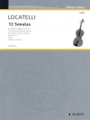 12のソナタ・Op.6・Vol.1（ピエトロ・ロカテッリ）（ヴァイオリン+ピアノ）【12 Sonatas, Op. 6 Vol. 1, Nos. 1-6】