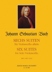 6つの組曲・BWV 1007-1012（バッハ）（チェロ）【Six Suites BWV 1007-1012】