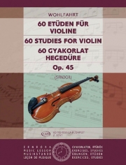 60の練習曲・Op.45（ハインリヒ・ウォールファールト）（ヴァイオリン）【60 Studies for Violin Op. 45】