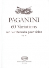 60の変奏曲（ニコロ・パガニーニ）（ヴァイオリン）【60 Variations】