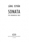 ソナタ（イシュトヴァーン・ラーング）（チェロ）【Sonata】