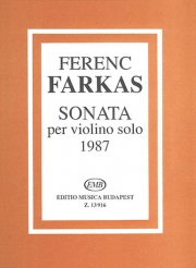 ソナタ・1987（フェレンツ・ファルカシュ）（ヴァイオリン）【Sonata 1987】