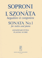 ソナタ・No.1（ヨーゼフ・ソプローニ）（ヴァイオリン+ピアノ）【Sonata No. 1】