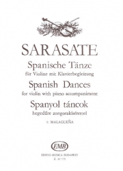 マラゲーニャ「スペイン舞曲」より（パブロ・デ・サラサーテ）（ヴァイオリン+ピアノ）【Spanish Dances – Volume 1 Malaguena, Op.21, No. 1】