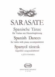 ナバラのホタ「スペイン舞曲」より（パブロ・デ・サラサーテ）（ヴァイオリン+ピアノ）【Spanish Dances – Volume 4 Jota Navarra, Op.22, No. 2】