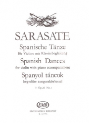 スペイン舞曲・Vol.7・Op.26・No.1（パブロ・デ・サラサーテ）（ヴァイオリン+ピアノ）【Spanish Dances – Volume 7 Op.26, No. 1】