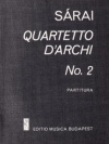 弦楽四重奏曲・No.2（シャーライ・ティボール）（弦楽四重奏）【String Quartet No. 2】