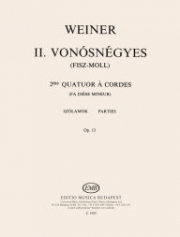 弦楽四重奏曲・No.2（レオー・ヴェイネル）（弦楽四重奏）【String Quartet No. 2】