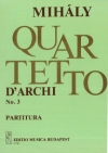 弦楽四重奏曲・No.3（ミハーイ・アンドラーシュ）（弦楽四重奏）【String Quartet No. 3】