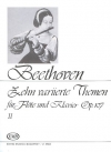 10の主題と変奏・Op.107・Vol.2（ベートーベン）（フルート+ピアノ）【Ten Variation Themes, Op. 107 – Volume 2】