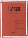 36のやさしくて段階的な練習曲・Op.20（ハインリヒ・エルンスト・カイザー）（ヴァイオリン）【36 Elementar and Progressive Etudes Op. 20】