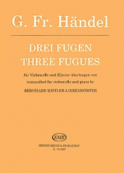 3つのフーガ（ヘンデル）（チェロ+ピアノ）【Three Fugues】