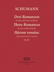 3つのロマンス・Op.94（ロベルト・シューマン）（ジャック・オトテール）（オーボエ+ピアノ）【Three Romances Op. 94】