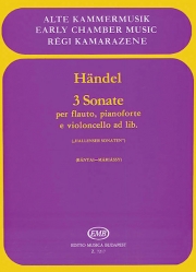 3つのソナタ（ヘンデル）（ミックス二重奏+ピアノ）【3 sonate】