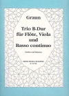 トリオ・変ロ長調（カール・ハインリヒ・グラウン）（ミックス二重奏+ピアノ）【Trio B-Dur】