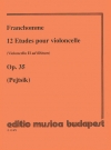 12の練習曲・Op.35（オーギュスト・フランショーム）（チェロ）【12 Etudes, Op. 35】